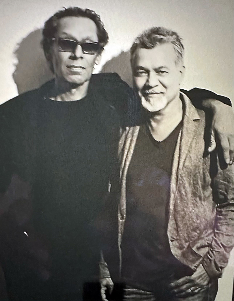 Alex and Edward Van Halen