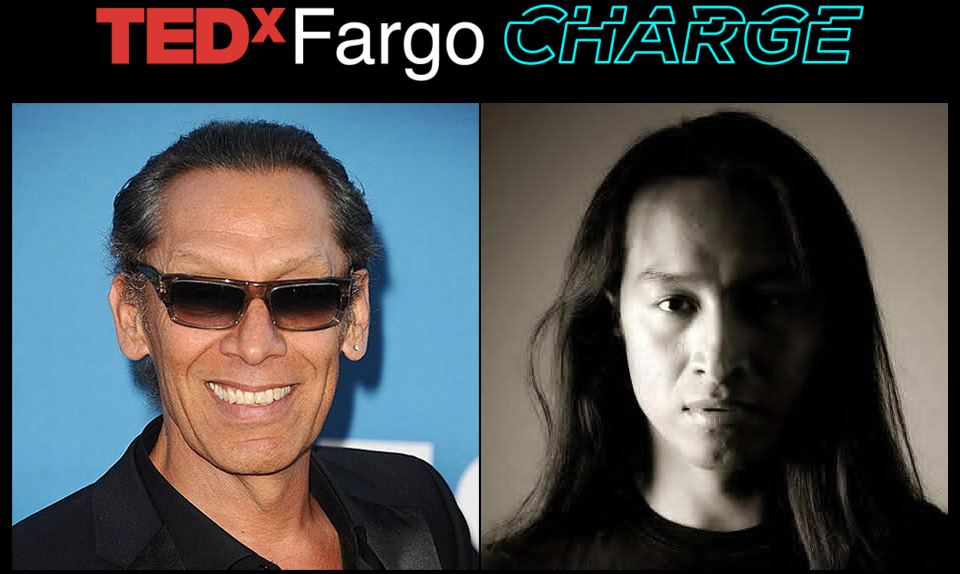 Alex Van Halen and Robert Vargas at TedxFargo CHARGE 2026
